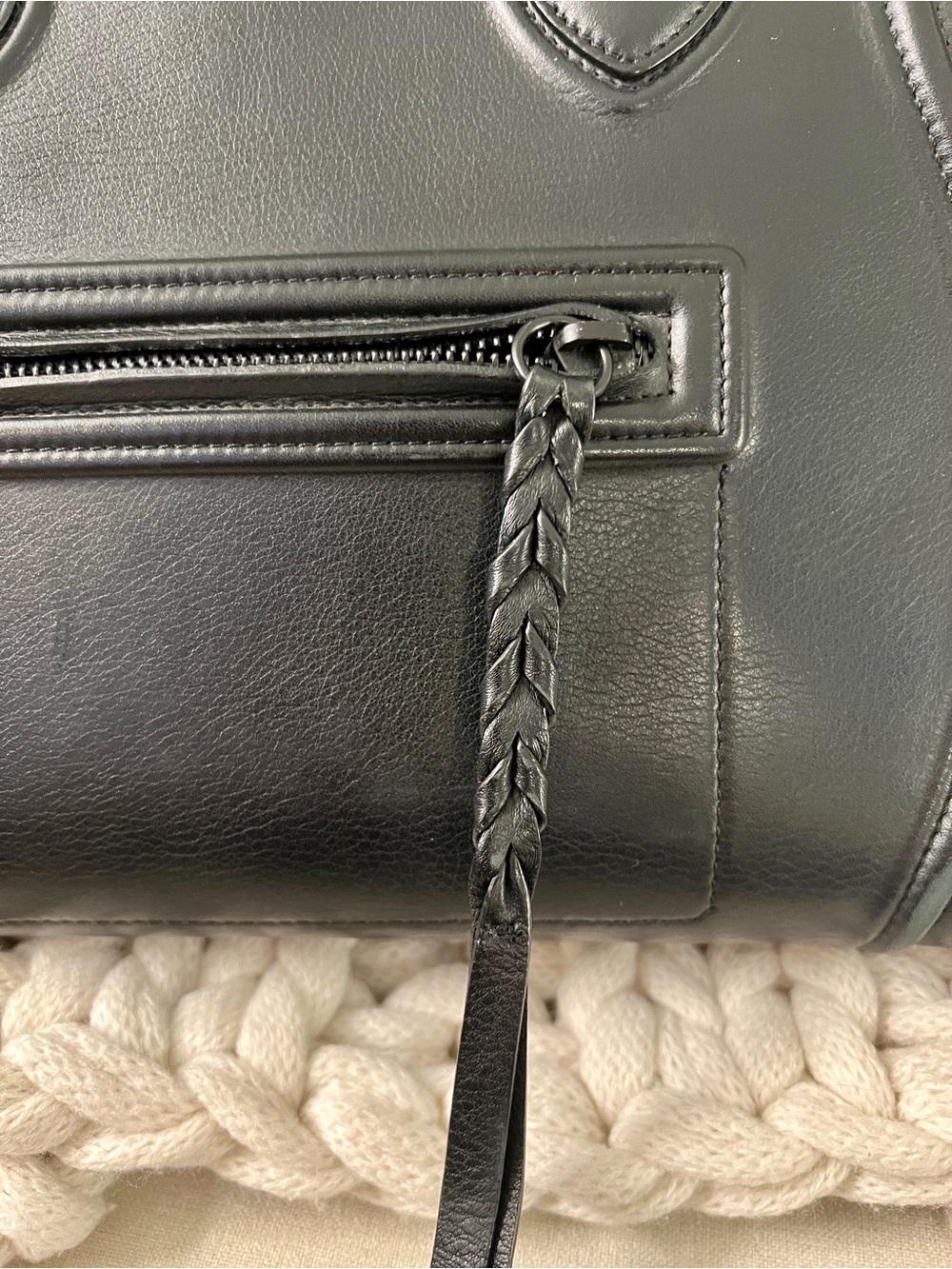 Céline Black Leather Phantom Luggage Tote (+Dust Bag) - Picture 3 of 6